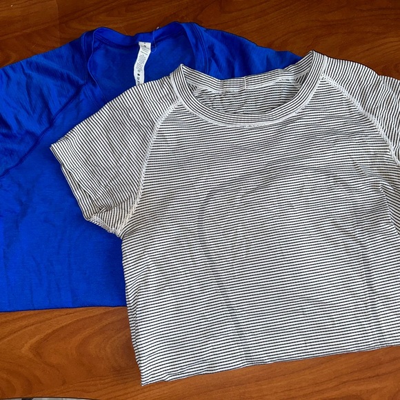 Striped Swiftly Tee Lulumon - Picture 1 of 1